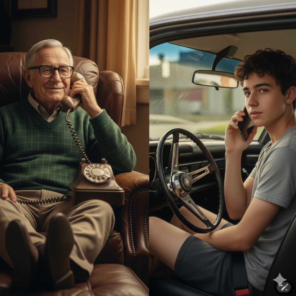 Ghost Call demo showing caller and receiver